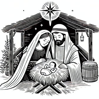 Kerst Kleurboek &ndash; Kleurboek Geboorte van Jezus &ndash; Bijbels Kleurboek 