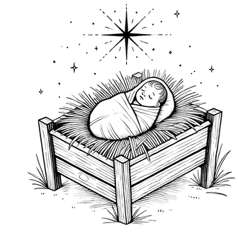 Kerst Kleurboek &ndash; Kleurboek Geboorte van Jezus &ndash; Bijbels Kleurboek 