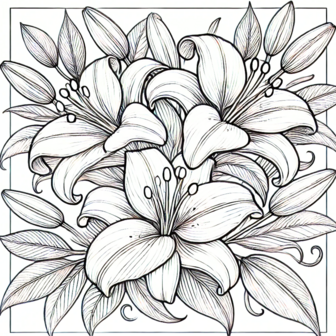 Bloemen Kleurboek &ndash; Bloemen Kleurplaten &ndash; Volwassenen En Kinderen Bloemboeketten