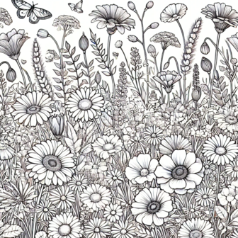 Bloemen Kleurboek &ndash; Bloemen Kleurplaten &ndash; Volwassenen En Kinderen Bloemboeketten