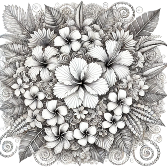 Bloemen Kleurboek &ndash; Bloemen Kleurplaten &ndash; Volwassenen En Kinderen Bloemboeketten
