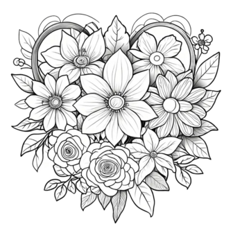 Love Vines Kleurboek &ndash; Kleurboek Bloemen En Harten &ndash; Romantisch kleurboek &ndash; Kleurboek Liefde