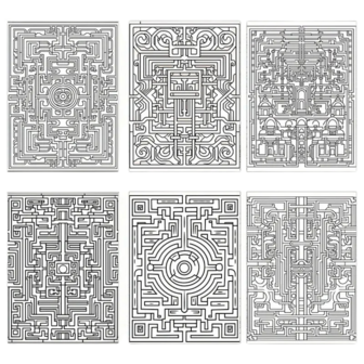 Kleurboek Mandala Doolhoven  Mandala Kleurplaten  Kleurboek Volwassenen  Creatieve Kleurboeken  Mandala Doolhof Kleurboek  Kleurboek Uitdaging  Kleurboek Met Doolhoven - A4 - 40 Kleurplaten