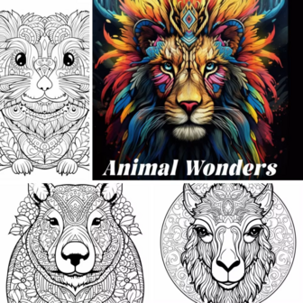 Kleurboek Dieren Mandala - Mandala Kleurplaten Dieren - Kleurboek Volwassenen Dieren
