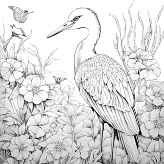 Kleurboek Dieren en Bloemen &ndash; Kleurboek Bloemen en Dieren &ndash; Kleurboek Natuur
