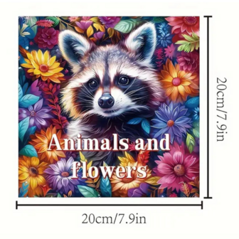Kleurboek Dieren en Bloemen &ndash; Kleurboek Bloemen en Dieren &ndash; Kleurboek Natuur