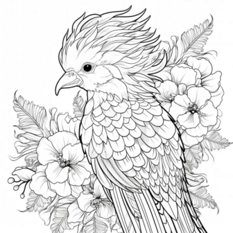 Kleurboek Mooie Vogels &ndash; Vogel Kleurboek &ndash; Kleurboek Vogels &ndash; Kleurplaten Vogel