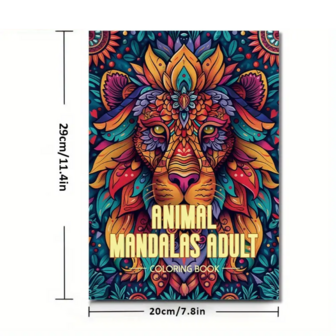 Kleurboek Dieren Mandala&#039;s &ndash; Dieren Mandala Kleurboek &ndash; Kleurboek Dieren &ndash; Mandala Dieren Kleurplat