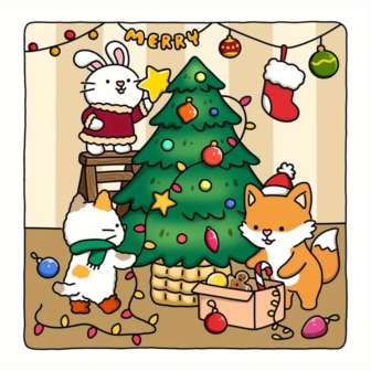 Comfy &amp; Christmas Kleurboek - Gezellige Kerst Kleurplaten - Kleurboek Volwassenen en Kinderen - Knus Kleurboek