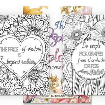 Bijbels Kleurboek Psalm Teksten &ndash; Kleurplaten Psalmen Bijbel &ndash; Christelijk Kleurboek