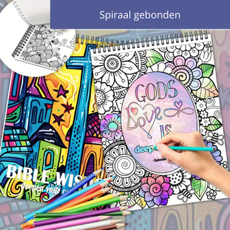 Bijbels Kleurboek &ndash; Bijbelteksten &ndash; Christelijk Kleurboek &ndash; Kleurboek Voor Volwassenen En Kinderen &amp;#x2013