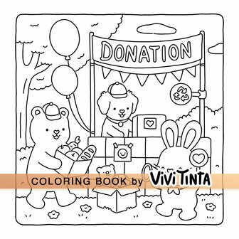 Fuzzy Hygge Kleurboek - Cute &amp; Cozy - Vivi Tinta Kleurboek - Gezellige Kleurplaten