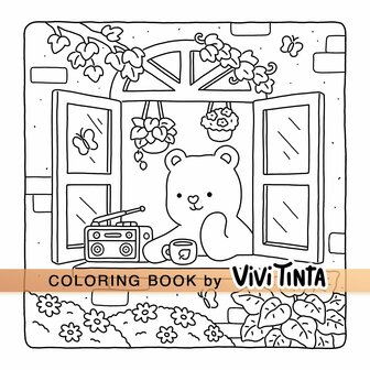 Fuzzy Hygge Kleurboek - Cute &amp; Cozy - Vivi Tinta Kleurboek - Gezellige Kleurplaten