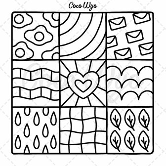 Comfy Patterns Kleurboek -Bold &amp; Easy - Vivi Tinta Kleurboek