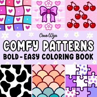 Comfy Patterns Kleurboek -Bold &amp; Easy - Vivi Tinta Kleurboek
