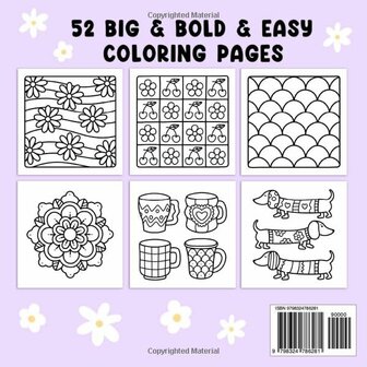 Comfy Patterns Kleurboek -Bold &amp; Easy - Vivi Tinta Kleurboek