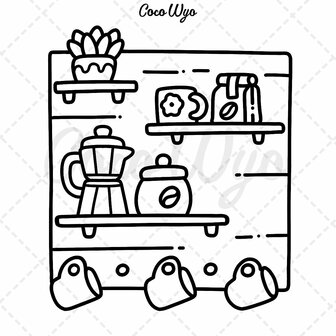 Stress Relief Kleurboek - Coco Wyo Kleurboek - Bold &amp; Easy 