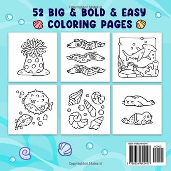 Ocean Scene Kleurboek - Coco Wyo Kleurboek - Bold &amp; Easy 