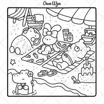 Cozy Friends Kleurboek - Coco Wyo Kleurboek - Cute &amp; Comfy