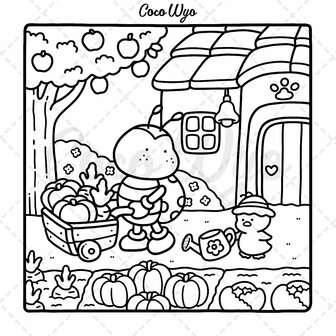 Cozy Friends Kleurboek - Coco Wyo Kleurboek - Cute &amp; Comfy