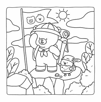 Gummy &amp; Pecky Kleurboek - Vivi Tinta Kleurboek - Gezellige Kleurplaten - Besties Avonturen