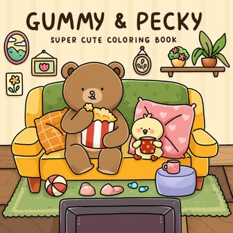 Gummy &amp; Pecky Kleurboek - Vivi Tinta Kleurboek - Gezellige Kleurplaten - Besties Avonturen