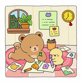 Gummy &amp; Pecky Kleurboek - Vivi Tinta Kleurboek - Gezellige Kleurplaten - Besties Avonturen