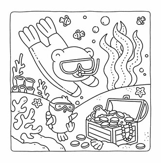 Gummy &amp; Pecky Kleurboek - Vivi Tinta Kleurboek - Gezellige Kleurplaten - Besties Avonturen