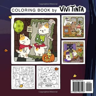 Spooky Fuzzy Kleurboek - Cute Creepy - Vivi Tinta Kleurboek 
