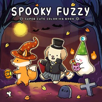 Spooky Fuzzy Kleurboek - Cute Creepy - Vivi Tinta Kleurboek 