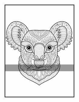 Kleurboek 100 Animals - Jade Summer - Kleurboek Dieren Mandala&#039;s - Dieren Mandala Kleurboek