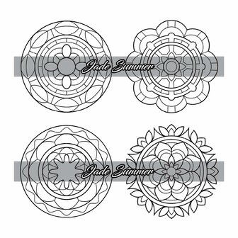 Kleurboek 100 Minis- Kleurboek Mandala&#039;s - Jade Summer - Mandala Kleurboek