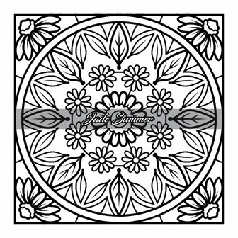 Kleurboek 100 Minis- Kleurboek Mandala&#039;s - Jade Summer - Mandala Kleurboek