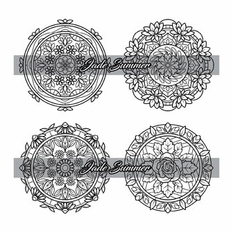 Kleurboek 100 Minis- Kleurboek Mandala&#039;s - Jade Summer - Mandala Kleurboek