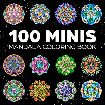 Kleurboek 100 Minis- Kleurboek Mandala&#039;s - Jade Summer - Mandala Kleurboek