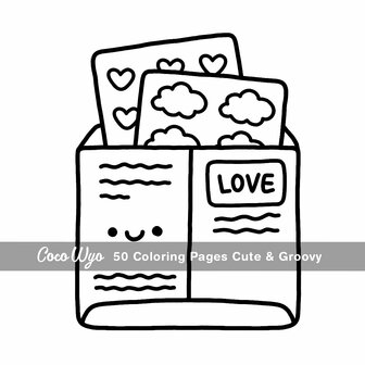 Cute &amp; Groovy Kleurboek - Coco Wyo - Bold &amp; Easy - Kleurboek Volwassenen en Tieners 