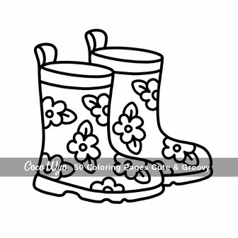 Cute &amp; Groovy Kleurboek - Coco Wyo - Bold &amp; Easy - Kleurboek Volwassenen en Tieners 