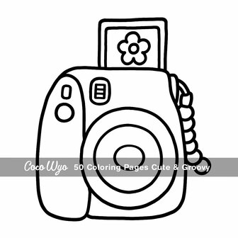 Cute &amp; Groovy Kleurboek - Coco Wyo - Bold &amp; Easy - Kleurboek Volwassenen en Tieners 