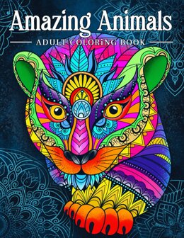 Amazing Animals Kleurboek - Kleurboek Dieren Mandala&#039;s - Dieren Mandala Kleurboek 