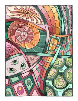 Mindfulness Patterns Kleurboek - Vivi Tinta - Mindfulness Patronen Kleurboek