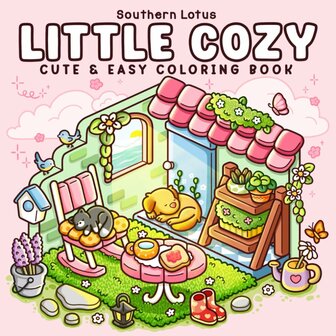 Little Cozy Kleurboek - Southern Lotus - Bold &amp; Easy - Kleurboek Volwassenen en Tieners 