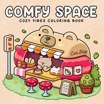 Comfy Spaces Kleurboek - Cici Slay Kleurboek - Gezellige Kleurplaten