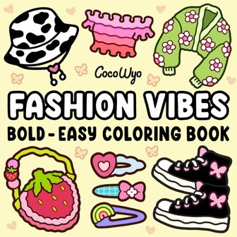 Fashion Vibes Kleurboek - Coco Wyo - Bold &amp; Easy 