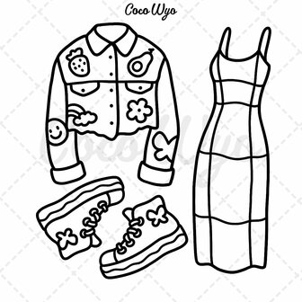 Fashion Vibes Kleurboek - Coco Wyo - Bold &amp; Easy 
