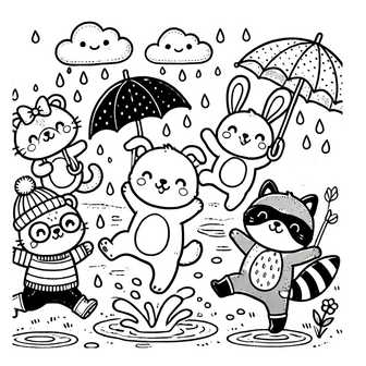 Lieve Dierenvriendjes Kleurboek - Fuzzy Friends Kleurboek