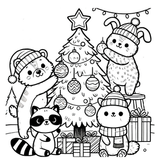 Lieve Dierenvriendjes Kleurboek - Fuzzy Friends Kleurboek
