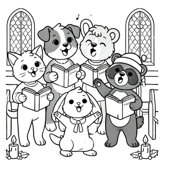 Lieve Dierenvriendjes Kleurboek - Fuzzy Friends Kleurboek