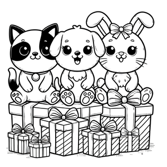 Lieve Dierenvriendjes Kleurboek - Fuzzy Friends Kleurboek