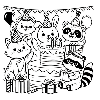 Lieve Dierenvriendjes Kleurboek - Fuzzy Friends Kleurboek