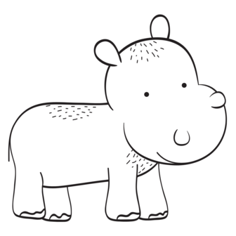 Kleurboek Dieren - Simpele Dieren Kleurboek - Kleurboek Kinderen Dieren - Kleurboek Peuters Kleuters Jonge Kinderen - Eenvoudige Grote Kleurplaten - Coloring Book Animals - 21x21cm - 24 Tekeningen